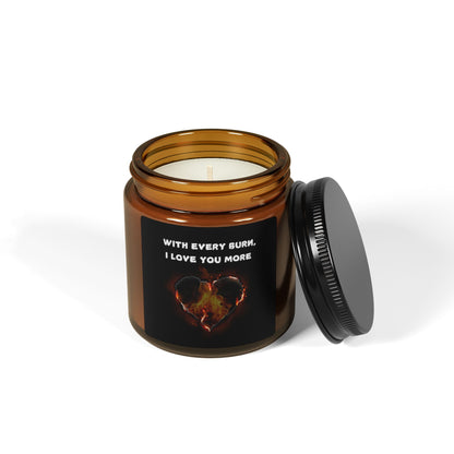 With every burn, I love you more | Soy Candle | Valentines Day candle