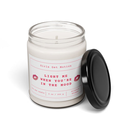 Light me when you’re in the mood Soy Candle